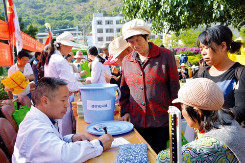 云龙县组织开展送医送药活动