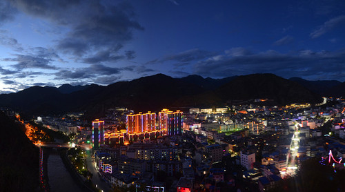 县城夜景